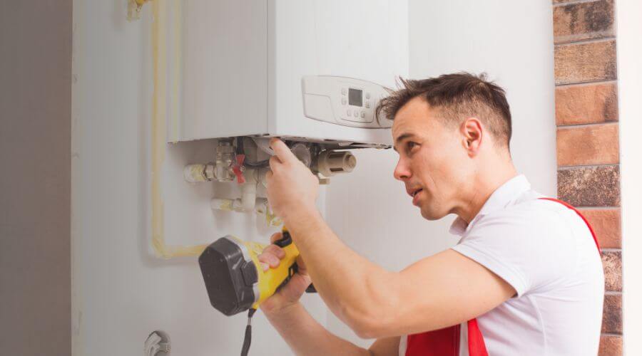 Local water heater installation in Saint Bernice, IN